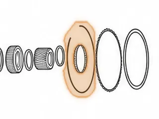 Snap Ring, 6R140 Holds Low Sprag To Rear Planet (.063”Thick)(8 11/16”OD) 2011-Up — Part # 236884A