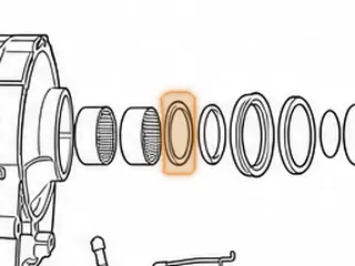 Spacer, 6R140 Case (Rear) To Output Shaft Nut (.192”Thick)(3.300”OD)(2.321”ID) 2011-Up — Part # 236271A