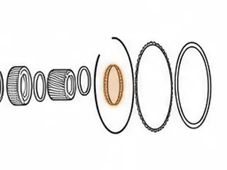 Caged Needle Bearing, 6R140 Rear Planet (Front)(.388”Thick)(3.704”OD)(Plastic Cage) 2011-Up — Part # 236222A
