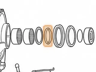 Bearing W/Races, 6R140 Case (Rear) To Output Shaft Nut (.230”Thick)(3.144”OD)(2.217”ID) 2011-Up — Part # 236272A