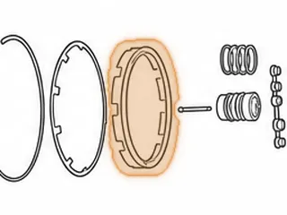Piston Kit, 6T40/6T45/6T50 (Generation 1)(Bonded)(Contains 5 Pistons) 2008-11 — Part # 46960AK