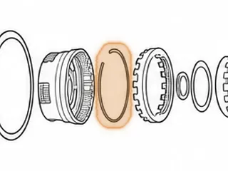 Snap Ring, 6T40 6F35 Holds Reaction Planer Ring Gear To Output Planet (.079”Thick) (5.763”OD) 2008-Up — Part # 46888A