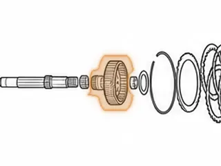 Hub, 6F35 4-5-6 Clutch (24 Teeth Clutch Hub)(2.729” Overall Height) 2009-Up — Part # 46574B