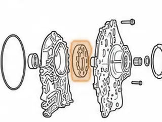 Pump Gear Set, Gen 3 6T40 (.497”Thick) (9 Teeth On Inner Gear)(11 Teeth On Outer Gear) (W/2 Flats For Convertor Hub)… — Part # 46530A