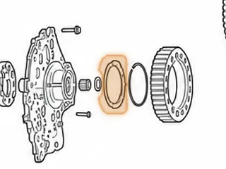 Washer, 6F35 Stator To Drive Sprocket (Black Plastic W/3Tabs)(Cast # 9L8P-7G099-BA) 2009-Up — Part # 46211B