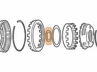 Bearing W/Races, 6T40 Output Planet To Input Sun Gear (.260”Thick W/Shoulder) (1.581”ID) 2008-Up — Part # 46241A