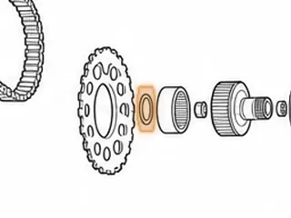 Bearing W/Races, 6F35 Stator To Drive Sprocket Hub (.150”Thick)(1.964”OD)(1.266”ID) 2009-Up — Part # 46260B