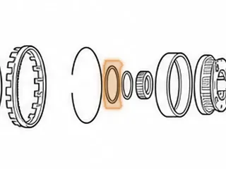 Brg W/Races, 6F50/6F55/6T70/6T75 Output Planet To Input Planet (.180” Thick)(3.340”OD) (2.530”ID) 2007-Up — Part # 25238A