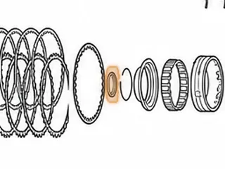 Brg W/Races, 6F50/6F55/6T70/6T75 4-5-6 Clutch Hub To Drum (.131” Thick)(2.030”OD) (1.098”ID) 2007-Up — Part # 25235A
