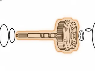 Drum W/Shaft, 6F50/6F55 4-5-6 Clutch (6 Clutch)(12 11/16” Tall) 2007-Up (Aluminum)… — Part # 25550A
