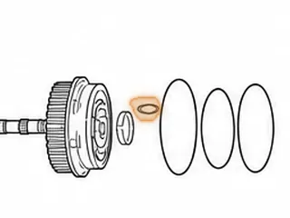 Brg W/Races, 6F50/6F55/6T70/6T75 4-5-6 Clutch Drum To Rear Cover (.126” Thick) (2.863”OD)(2.215”ID) 2007-Up — Part # 25232A