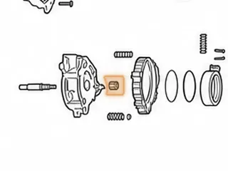 Caged Needle Bearing, 6F50/6F55/6T70/6T75 Pump Shaft To Cover (W/Seal)(.820”OD) (.583”ID)(Cast # F-554549 USA INA)… — Part # 25209A