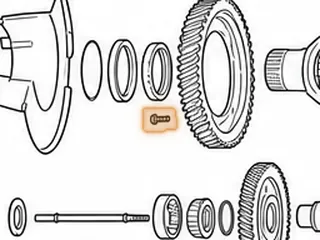 Bolt Set, 6F50/6F55/6T70/6T75 Differential Ring Gear (16 Pieces) 2007-Up (13mm Hex Head x 1.310” Long) — Part # 25786AK