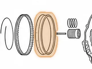Piston, 6F50/6F55/6T70/6T75 2-6 Clutch (Bonded)(1.250” Tall)(8 1/8”OD)(6 7/8”ID) 2007-Up — Part # 25960A