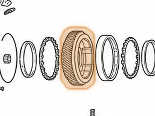 Gear, 6F50/6F55/6T70/6T75 Drive Transfer (69 Teeth)(1.490” Thick)(.988” Wide Gear) (6 9/16”OD)(5.310”ID) 2007-Up — Part # 25710A