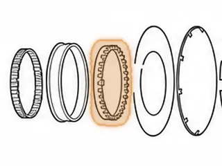 Reluctor, 6F50/6F55/6T70/6T75 3-5-Reverse Clutch (Steel)(36 Outer Lugs,1 Inner Lug) (.805” Thick)(6 5/16”OD) 2007-Up — Part # 25845A