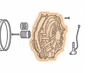 Rear Cover, 6F50/6F55/6T70/6T75 (10 Bolt)(Cast # RF8A8P-7B332-AA or 24236696 or 24258978)(.935”ID Sensor Hole) 2007-Up — Part # 25759A