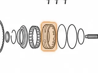 Piston, 6F50/6F55/6T70/6T75 4-5-6 Clutch (Aluminum)(1.125” Thick)(4.585”OD)(2.735”ID) 2007-Up — Part # 25964A