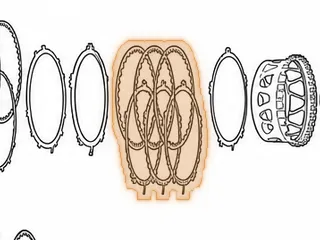 Friction, 6F50/6F55 2-6 Clutch (.064”) (36 Teeth)(8 1/4”OD) 2007-Up — Part # 25100A