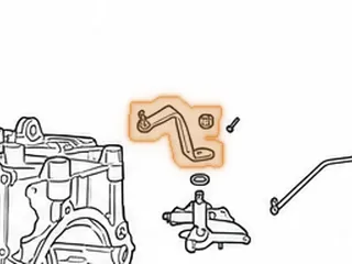 Shift Lever, 6F50/6F55 External (L-Shaped)(.902” Wide)(Has A .277”OD Ball) 2007-Up — Part # 25992A-1