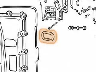 Boot, 6F50/6F55/6T701/6T75 Solenoid Assembly To Side Pan (Orange) 2007-Up — Part # 25347A