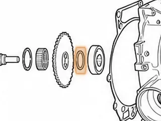 Washer, 722.0 / 722.1 / 722.2 Rear Sun Gear To Ball Bearing — Part # 58247
