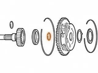 Snap Ring, 722.1 / 722.2 Front Planet to K-2 Hub — Part # 58880