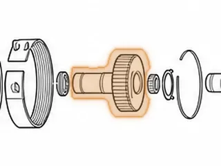 Clutch Hub W/Shaft, 722.0 Hollow With Race (450) — Part # 58575