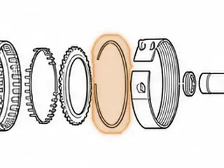 Snap Ring, 722.0 / 722.1 / 722.2 Holds Pressure Plate To B-2 Drum — Part # 58878