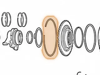 Snap Ring, 722.0 / 722.1 / 722.2 Holds B-2 Hub To B-2 Drum — Part # 58879