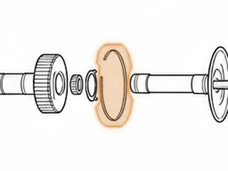 Snap Ring, 722.0 Holds Intermediate Shaft To Rear Ring Gear — Part # 58889