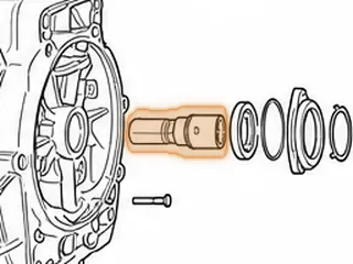 Shaft, 722.0 / 722.2 Stator (4 9/16” Long) — Part # 58529B
