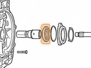 Ball Bearing, 722.0 / 722.1 / 722.2 Input Shaft (Front) — Part # 58211