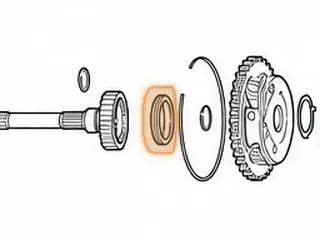 Bearing, 722.0 Input Shaft To Planet (Flat) — Part # 58232A
