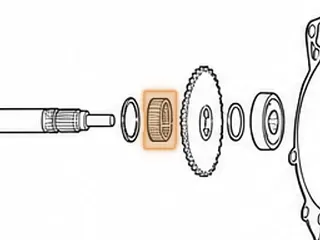 Needle Bearing, 722.0 / 722.1 / 722.2 Rear Planet (Rear) 2 Pieces — Part # 58251