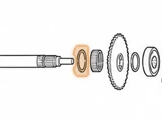 Bearing, 722.0 / 722.1 / 722.2 Rear Planet (Rear) — Part # 58250