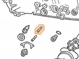 Pin, 722.3 Under Modulator Valve 1981-97 — Part # 68164B