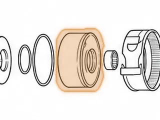 Drum, 722.4 4th Clutch )K2) Cast Steel (Uses A Washer # 257 On Back) (W/Needle Bearing In Bore) 1984-97 — Part # 68550BB
