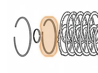 Snap Ring, 722.3 Holds 4th Clutch In Drum 1981-97 — Part # 68861B