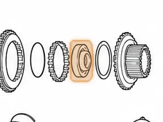 Inner Race, 722.4 (F Clutch) 1984-97 — Part # 68664A