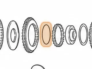 Retaining Ring, 722.4 (F Clutch Sprag) 1984-97 — Part # 68989A