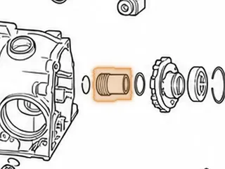 Gear, 722.3 Governor Drive (On Output Shaft) 1981-97 — Part # 68683B