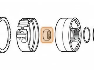 Caged Bearing, 722.4 K1 Drum (Direct Clutch Drum) 1984-97 — Part # 68228A