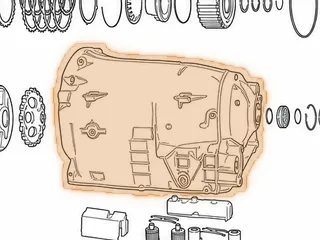 Case, 722.6 (Chrysler) 2WD (1 3/16”OD Filler Tube Hole) 2004-Up (Cast # 103AA-03 And # 103AA-E) — Part # 78760CC