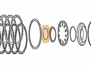 Snap Ring, 722.6 Holds B2 Clutch Piston Retainer In 1996-Up — Part # 78874A