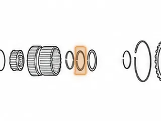 Race, 722.6 (Chrysler) Rear Sun Gear To Bearing #221 (038” Thick)(1.915”ID)(2.553”OD 2004-Up — Part # 78220C