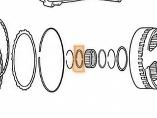 Sprag W/End Washers, 722.6 F1 (20 Elements)(.924” Thick With Washers) 2006-Up — Part # 78658CA