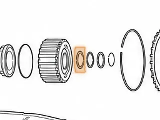 Race, 722.6 Center Sun Gear To B2 Clutch Housing (Stepped) 1996-Up (.177” Thick) 1.405”ID (2.198”OD) — Part # 78231A