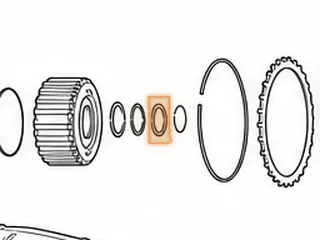 Race, 722.6 (Chrysler) Center Sun Gear To B2 Clutch Housing 2004-Up — Part # 78233C