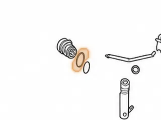 O-Ring, 722.6 Case Connector (Large)(Orange) 1996-04 — Part # 78347A
